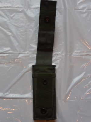 OLIVE DRAB GREEN KNIFE SHEATH FOR GERBER MULTIPLIER, EXCELLENT CONDITION!