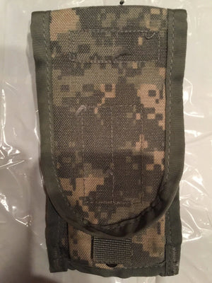 US MILITARY MOLLE II ACU M-4 DOUBLE MAGAZINE POUCH EXCELLENT CONDITION
