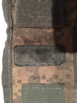 US MILITARY MOLLE II ACU M-4 DOUBLE MAGAZINE POUCH EXCELLENT CONDITION