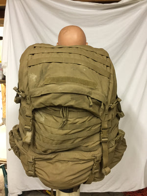 USMC FILBE Coyote complete BackPack rucksack field pack+WET WEATHER BAG & Pouches