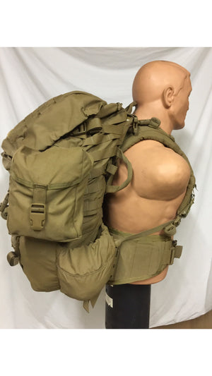 USMC FILBE Coyote complete Main Back Pack rucksack field pack system VERY GOOD