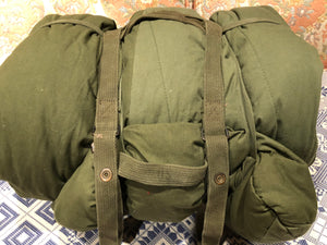 US Issue Vietnam ERA Strap Carrying Assembly + INTERMEDITE Sleeping Bag