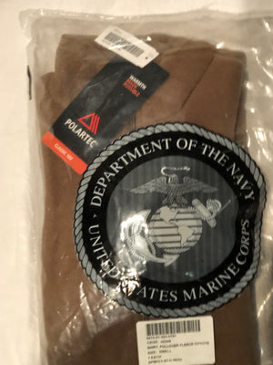 USMC Polartec 100 Fleece Pullover Jacket Coyote Brown MEDIUM (New in Package)