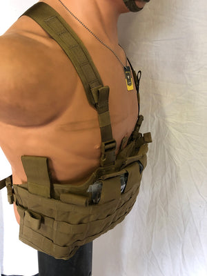 USMC Chest Rig TAP PANEL MOLLE Coyote Brown