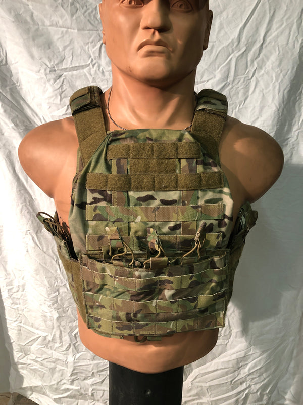 NEW T3 Geronimo 2 Plate Carrier / multicam W/ Flotation kit -Size Larg -  LockNWalkHarness