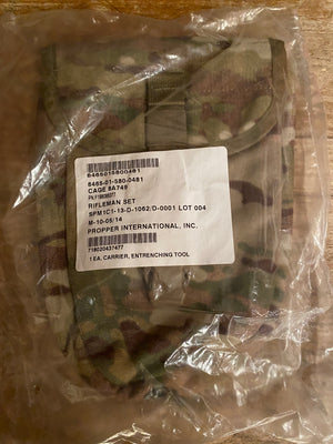 ACU ENTRENCHING TOOL CARRIER POUCH, CONDITION-EXCELLENT TO NEW