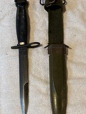 Imperial M7 Bayonet with PWH M8A1 Scabbard Vietnam Era