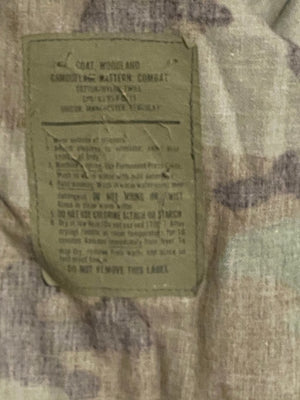 US NAVY COMMANDER SEEBEES Field Coat Woodland Camouflage Camo