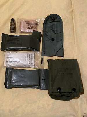 Vietnam Era US Aviators Military Field Gear Combat Medic kit First Aid Bag Full