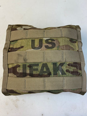 MILITARY MOLLE MULICAM IFAK POUCH W/ ACU MODIFIED FIRST AID INSERT (NO SUPPLYS)