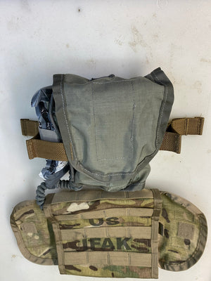 MILITARY MOLLE MULICAM IFAK POUCH W/ ACU MODIFIED FIRST AID INSERT (NO SUPPLYS)