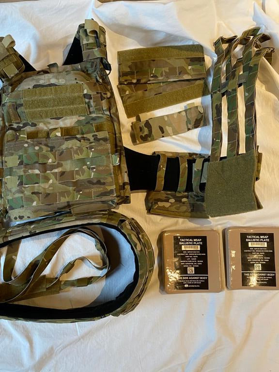 CRYE PRECISION Adaptive Vest System (AVS), SIZE-LARGE MANY ACCESSORIE -  LockNWalkHarness