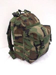 Woodland Camo Molle Ii Ruck US Military Patrol Pack MOLLE II