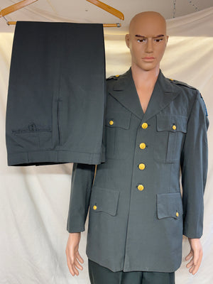 Vintage U.S. Army Green Dress & Jacket/Coat Trousers/Pants Uniform Set