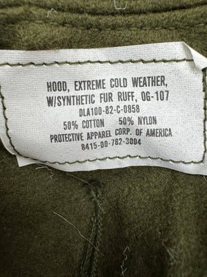 Fishtail Parka Army Genuine US M65 Original Winter Lined Hooded Long Coat Olive