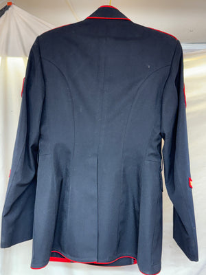 US Marine Men's Corps DSCP Corporals Black Uniform Jacket 40L & 34L Pants