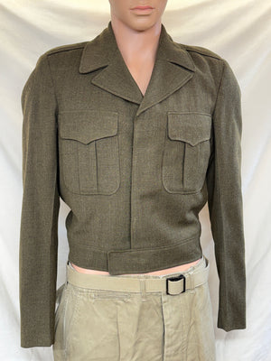 50’s US ARMY KOREAN WAR M1950 IKE EISENHOWER MILITARY JACKET 36 Long NO INSIGNIA