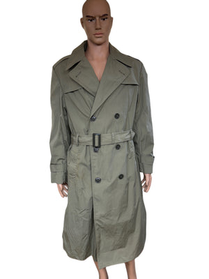 Vintage 80’s USMC Military Trench Coat Size 40 Large With Removable Liner + Named
