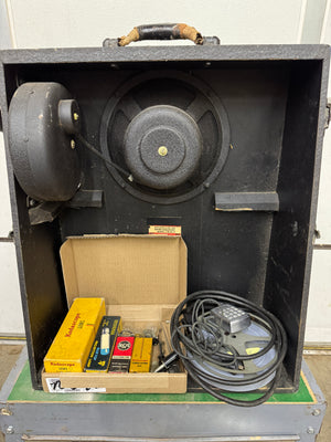 WW2 CIRCA KODAK SOUND KODASCOPE FS-10-N USN 16mm PROJECTOR & SPEAKER SET