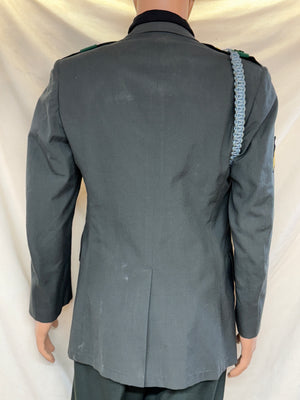 US Army Dress Green Military Jacket & Tie Vietnam Era Size 39R