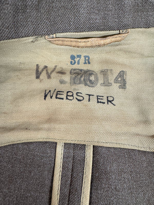 WW2 U.S.A.A.F. Uniform Dress Jacket W/ Command Patch,Rank,Named & Dated 1942