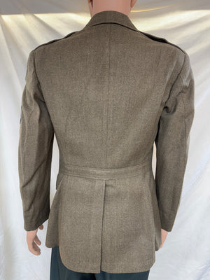 Original WWII US Army Wool Uniform Jacket Size 37Reg. 1943 Dated