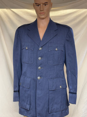 Original Korean War USAF Officer’s Dress Blue Uniform Jacket-NAMED