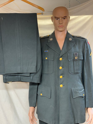 Vintage 50’s US Army Dress Green Service Uniform Set