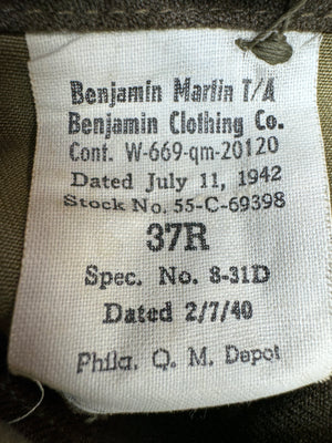 WWII US Army Forces Western Pacific/European Theater of Operations(ETO)Dual Patched Jacket & Hat