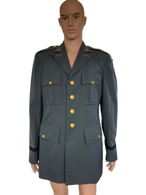 1960’s U.S. 3rd. Infantry Division Army Captain Poly/Wool Class A Uniform Jacket 40 XLong