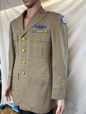 WWII US Army Summer Tropical Officer Coat/Jacket