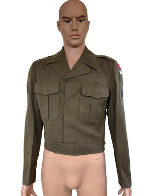 Vintage US Army Jacket 38L Korean War M1950 Ike Eisenhower Military Uniform