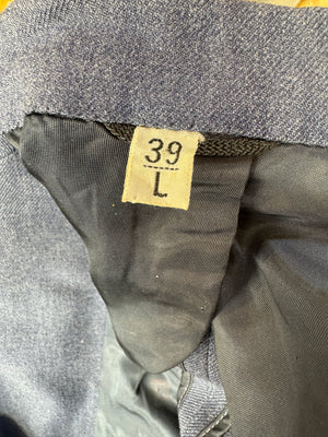 VINTAGE 50’s AIR FORCE SERVICE DRESS UNIFORM 39L BLUE COAT JACKET MILITARY USAF
