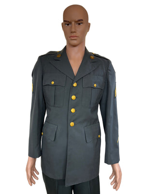 Authentic US ARMY Serge Wool JACKET is the Size 38R