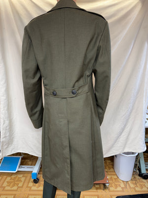 Vintage 80’s USMC Marine Corp Heavy Wool Service Overcoat Size 42L