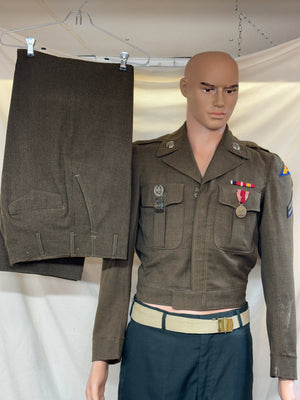 Vintage “Rare” Custom WWII/Korean War U.S. Army Jacket/Pants Uniform