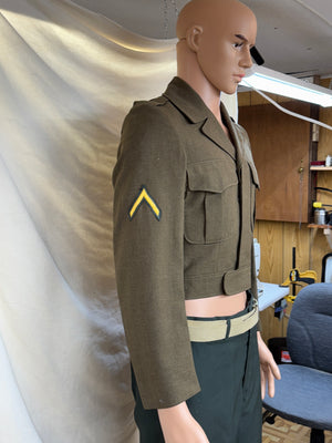 ORIGINAL US ARMY KOREAN WAR M1950 IKE EISENHOWER MILITARY JACKET 32R