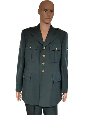 Original US Army Green Service Uniform Vietnam Era 43R Jacket
