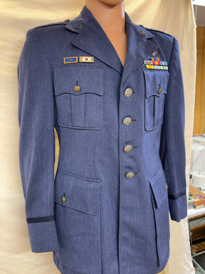 Original Korean War USAF Officer's Dress Blue Uniform Jacket/Pants - LockNWalkHarness Original Korean War USAF Officer's Dress Blue Uniform Jacket/Pants - LockNWalkHarness