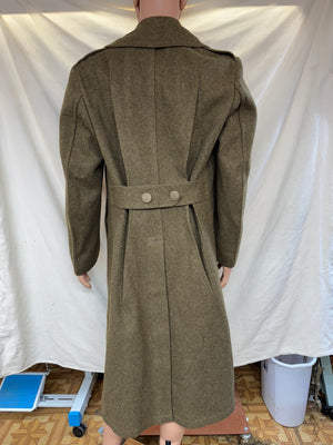 WW2 US ARMY Cold Weather Wool Trench Coat Overcoat 38R 1942