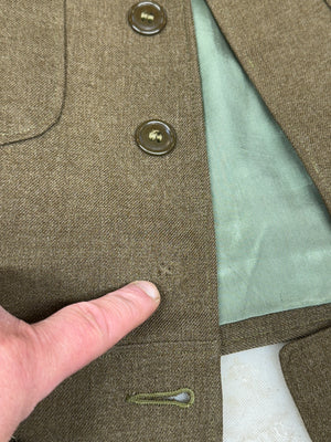 Original US Army Jacket Korean War M1950 Ike Eisenhower Military Uniform size 38 Regular