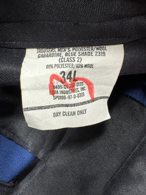 US Marine Men's Corps DSCP Corporals Black Uniform Jacket 40L & 34L Pants
