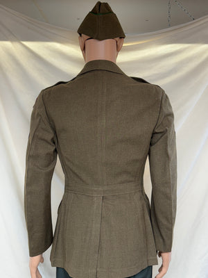 WWII US Army Forces Western Pacific/European Theater of Operations(ETO)Dual Patched Jacket & Hat
