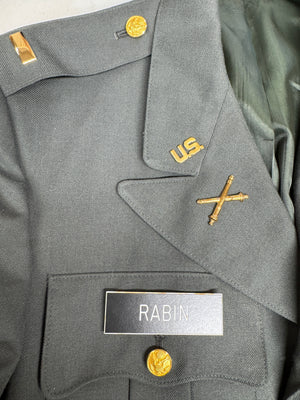 Authentic 80’s U.S. Army Officers Jacket Size 40S Named