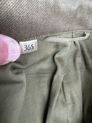 ORIGINAL WWII US ARMY “IKE”  WOOL JACKET Dated 1944 Size 36S