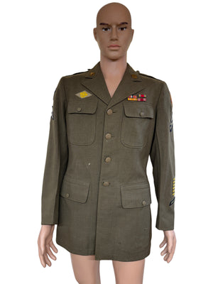 Original WWII US Army Air Corps USAAF Wool Uniform Jacket Size 38Long