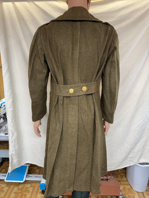 ORIGINAL WW2 USAAF WOOL SERVICE OVERCOAT SIZE 34S