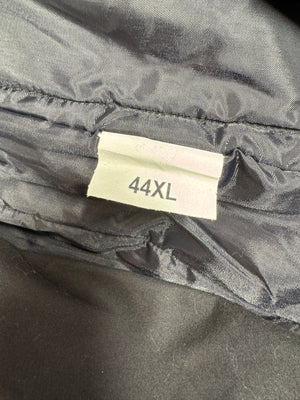 DSPC Garrison Collection Black All Weather Army Trench Coat Size 44XL Belted