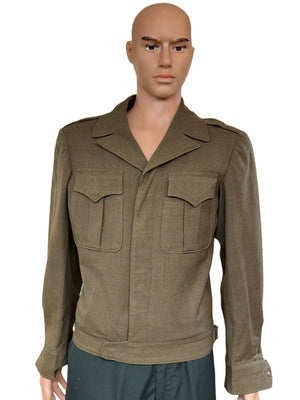 Authentic WWII US ARMY “IKE”  WOOL JACKET Dated 1944 Size 36L