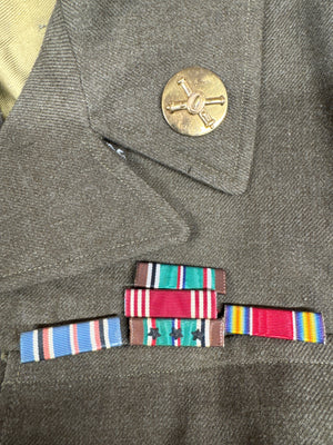 U.S. Army WWII 1944 Ike OD Wool Field Jacket SIZE 34R